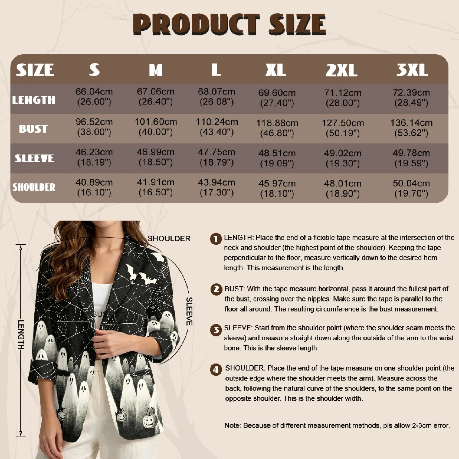 PENSTROLL Halloween Casual Outerwear for Women Linen Like Cover Up Cardigans Beach Coverups view 6