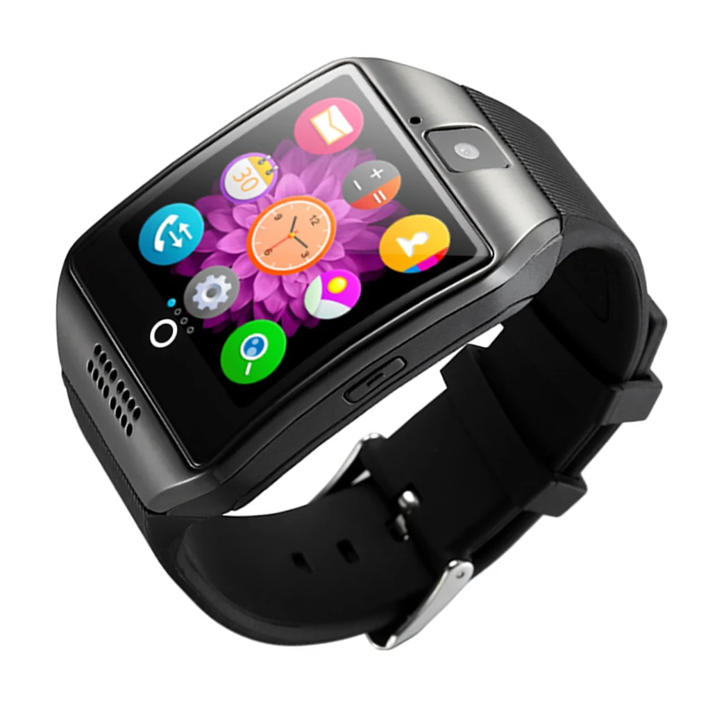 High Quality Digital Touch Screen Smart Watch Q18 Camera Bluetooth WristWatch SIM Card Smartwatch For Ios Android Phones