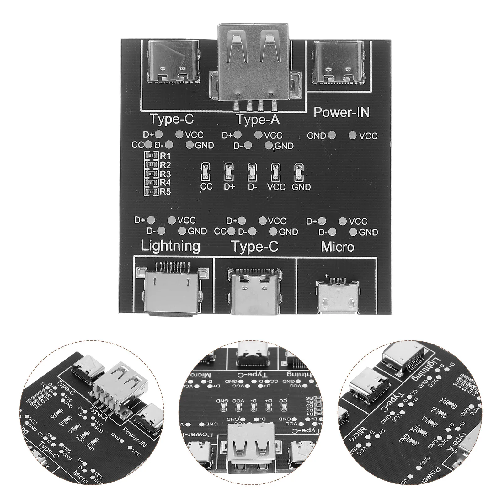 

USB Cable Data Line Detection Board for Type C Short Circuit Usb Cable Tester Checker Wire Test Tool USB C Tester