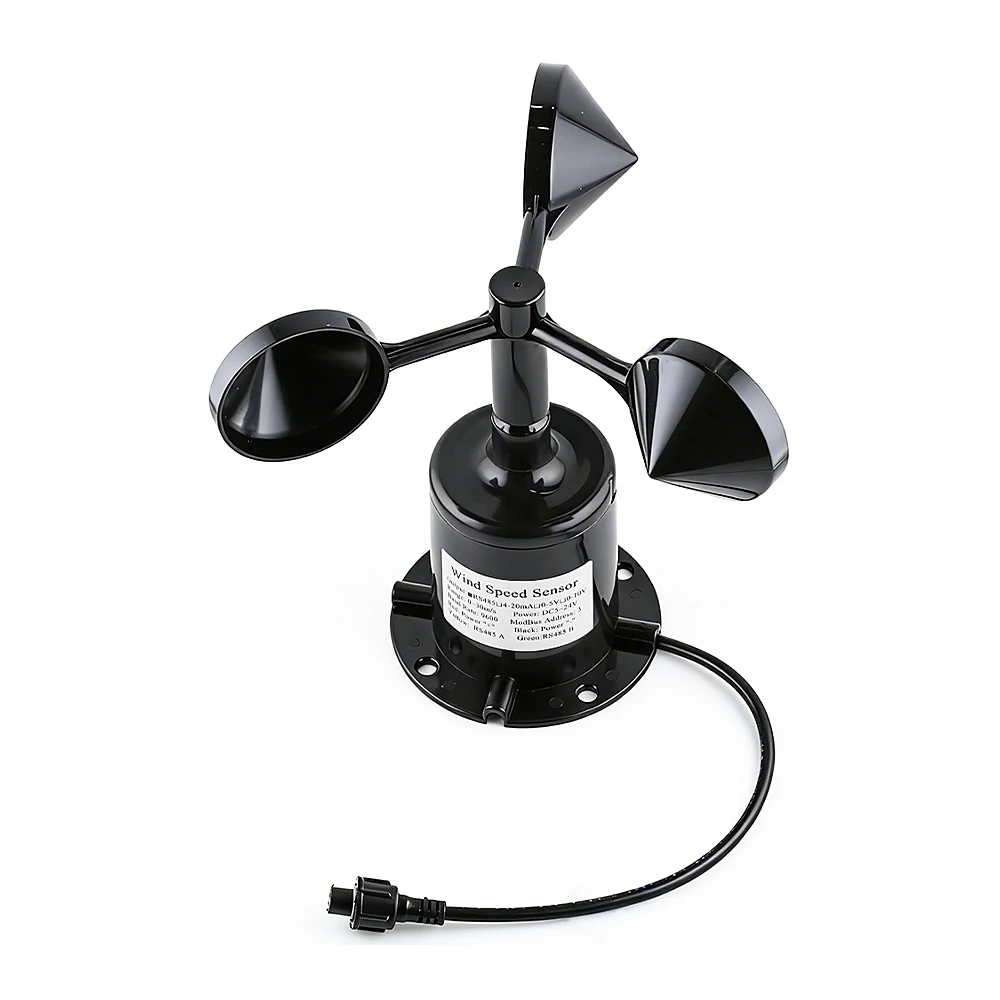 30 mt/s polycarbon wind geschwindigkeit richtung sensor wetters tation im freien 3 tasse anemometer sensor ausgang rs485 4-20ma 0-5v 0-10v – Detail 11