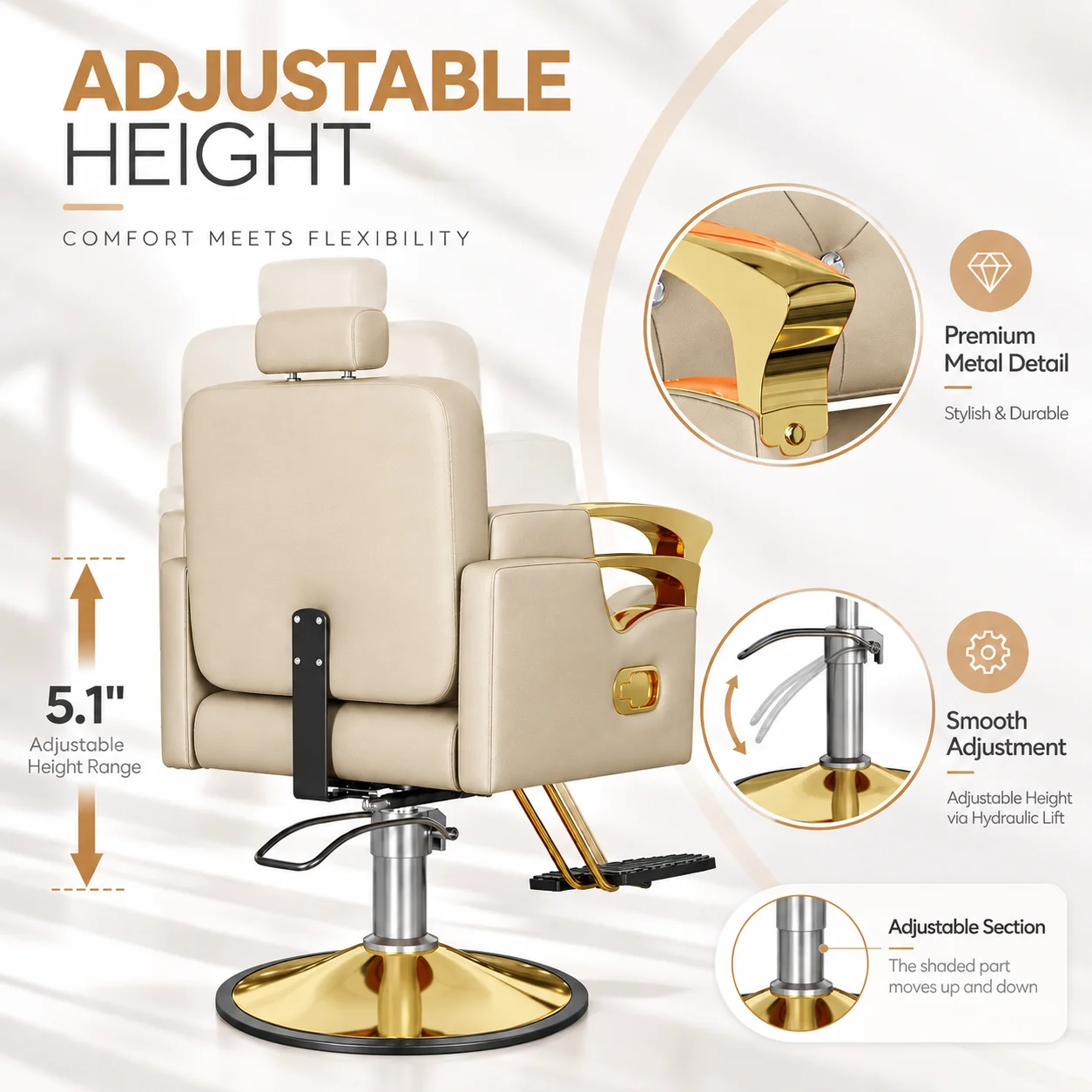 Barber Chair for Hair Stylists - view 7