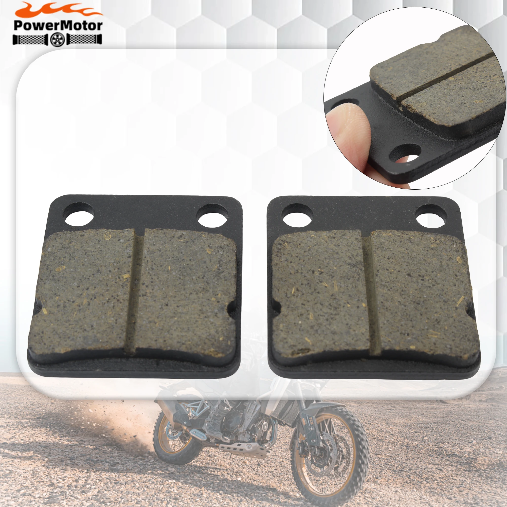 

Universal Motorcycle Rear Disks Brake Pads for 50cc 70cc 90cc 110cc 125cc 140cc to 170cc 200cc 250cc Dirt Bike Motocross Parts