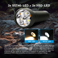 Astrolux ST06 6*LED 2800LM Super Bright Tactical Flashlight Compact EDC Flashlight Outdoor Outage Portable Mini Torch