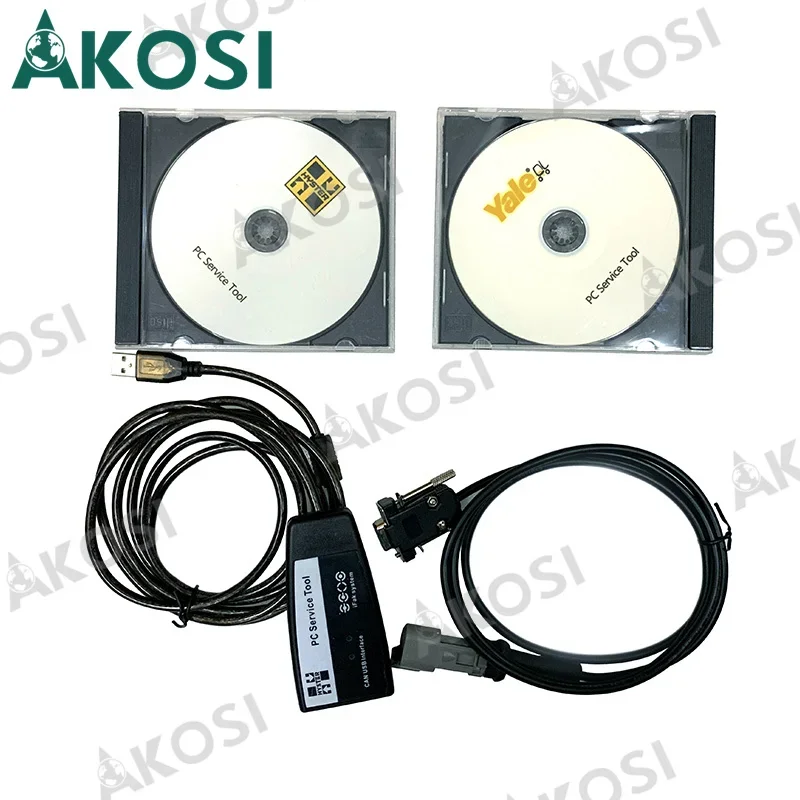 Hyster V4.98 For Yale forklift diagnostic scanner For Yale Hyster PC Service Tool Ifak CAN USB hyster yale diagnositc tool