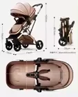 automatic foldable baby stroller baby stroller for travel with hand bag