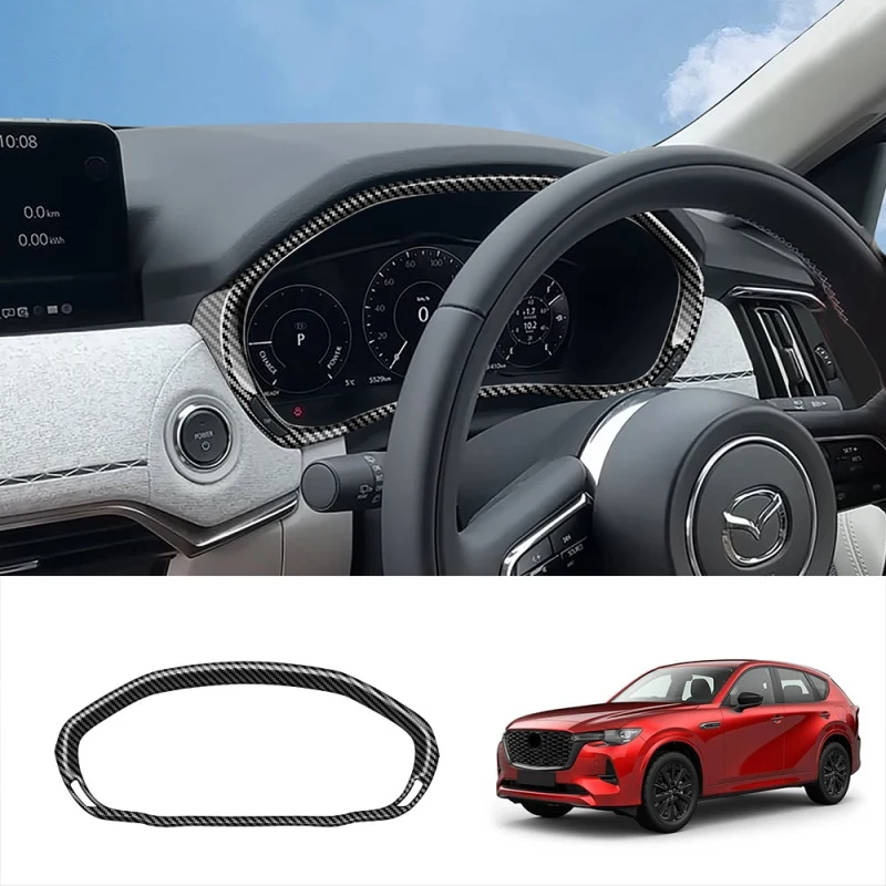 RHD for Mazda CX-60 CX60 CX 60 2022 2023 2024 Car Dashboard Dash Board Cover Instrument Frame Interior Decoration Accessories
