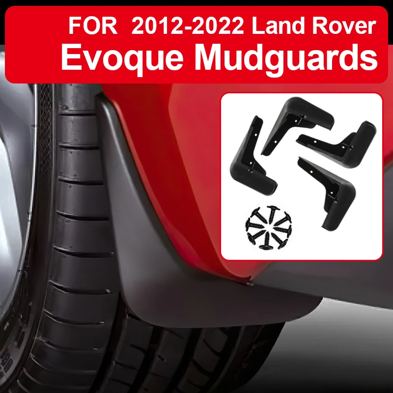 Soft Mud For Land Rover Evoque 2012-2022 Accessories TPE Mudguards Original Design Fender Anti-Snow Anti-Sand Guard Protector