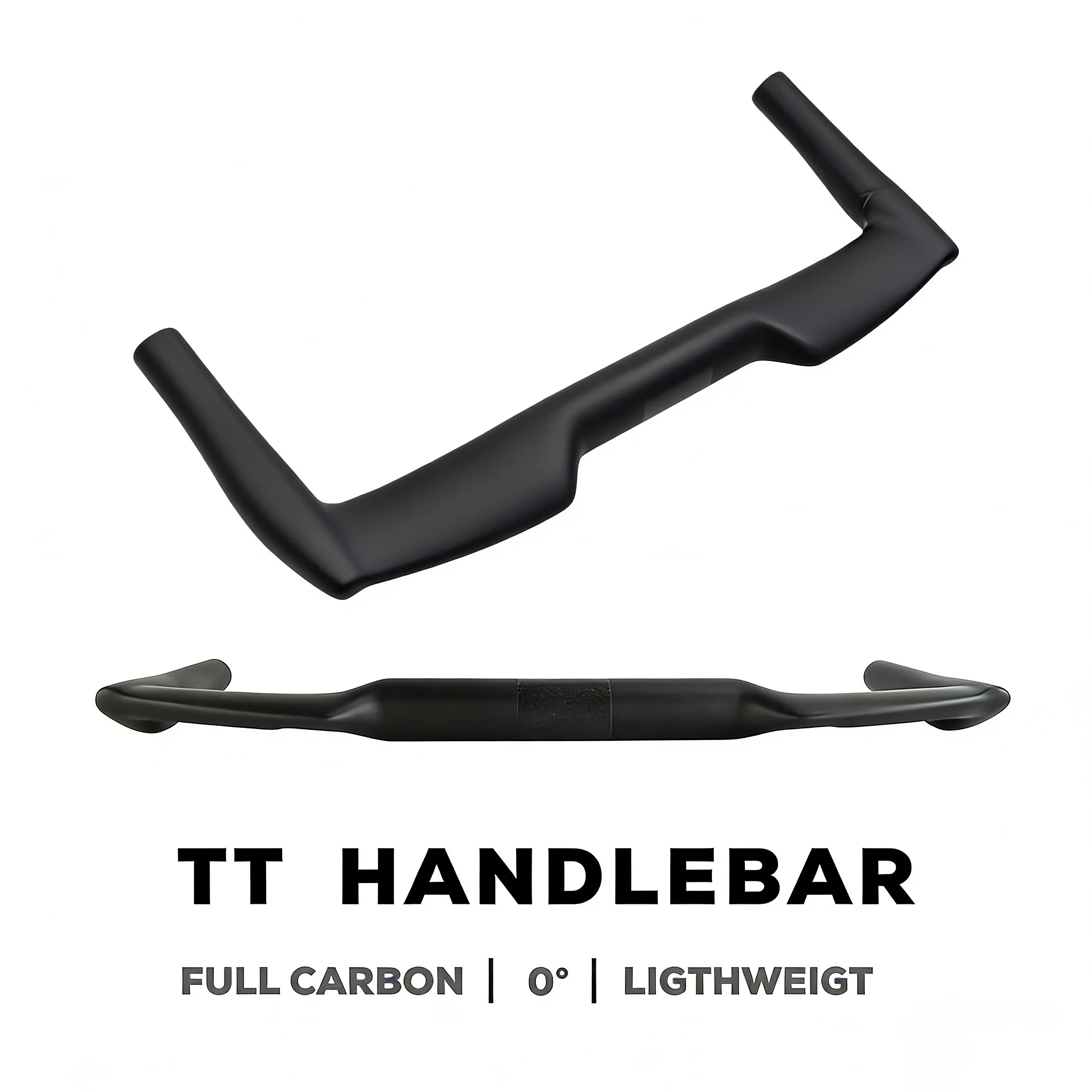Carbon-Lenker UCI-Zertifiziert 146g T800 Vollcarbon-Rennradlenker 0 Grad 31,8mm für Rennräder und Zeitfahrräder