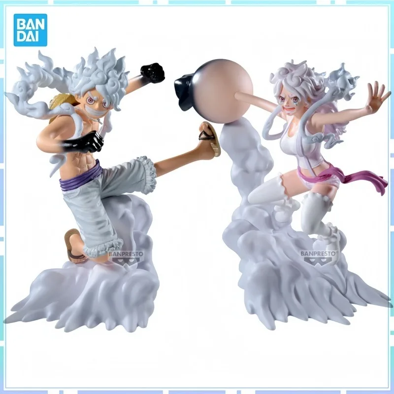 Bandai Original Banpresto Senkou Zekkei One Piece Jewelry Bonney Monkey D. Luffy PVC Anime Figure Model Collectible Toy Gifts
