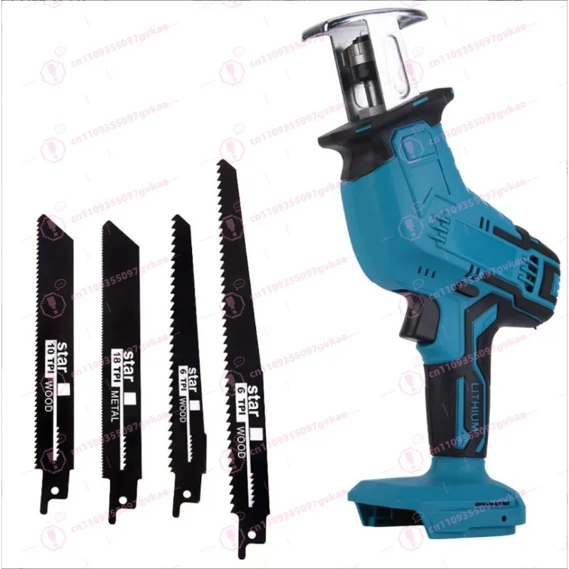 Cordless Reciprocating Saw Portable Electric Saw Handheld Rechargeable Power Tool