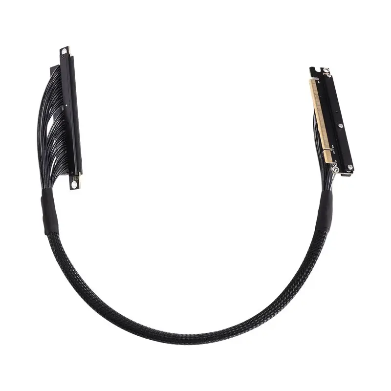 ABRI-Pcie 5.0 X16 Dual Reverse K33UF-TL High-Speed 512Gbps Cable For RTX 50 RX 90Xx Series GPU- 35CM