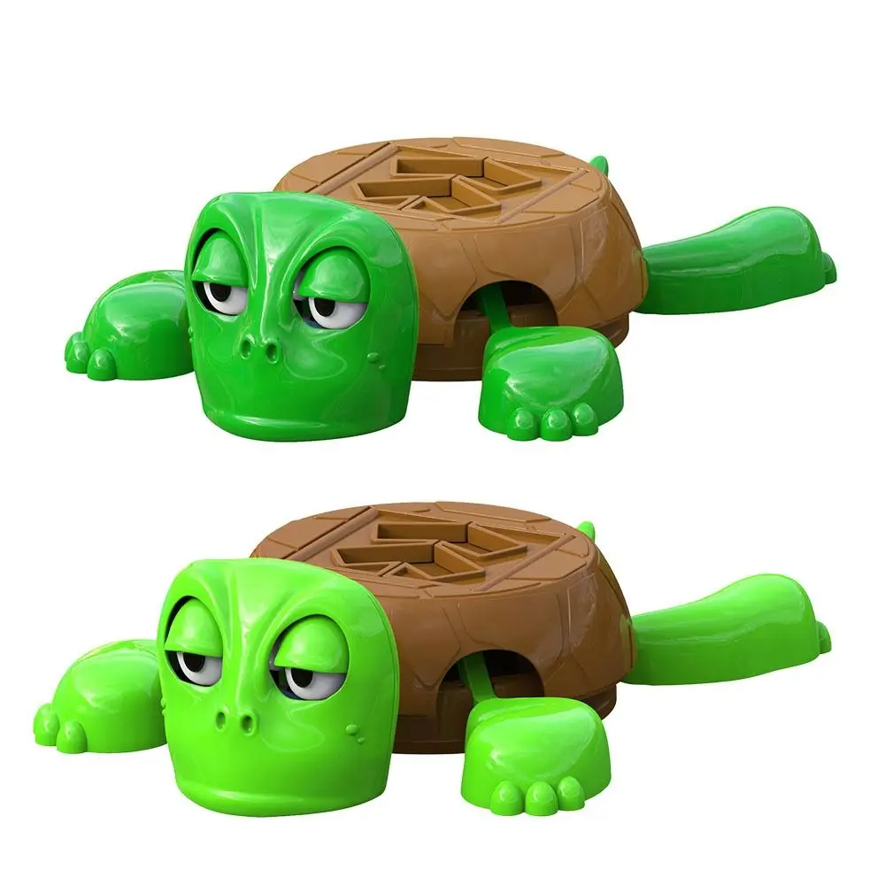 

DIY Assembly Turtle Cell Phone Bracket Press ABS Panicked Turtle Coaster Gaping Eyes Anti-scald Turtle Cup Pad Quirky