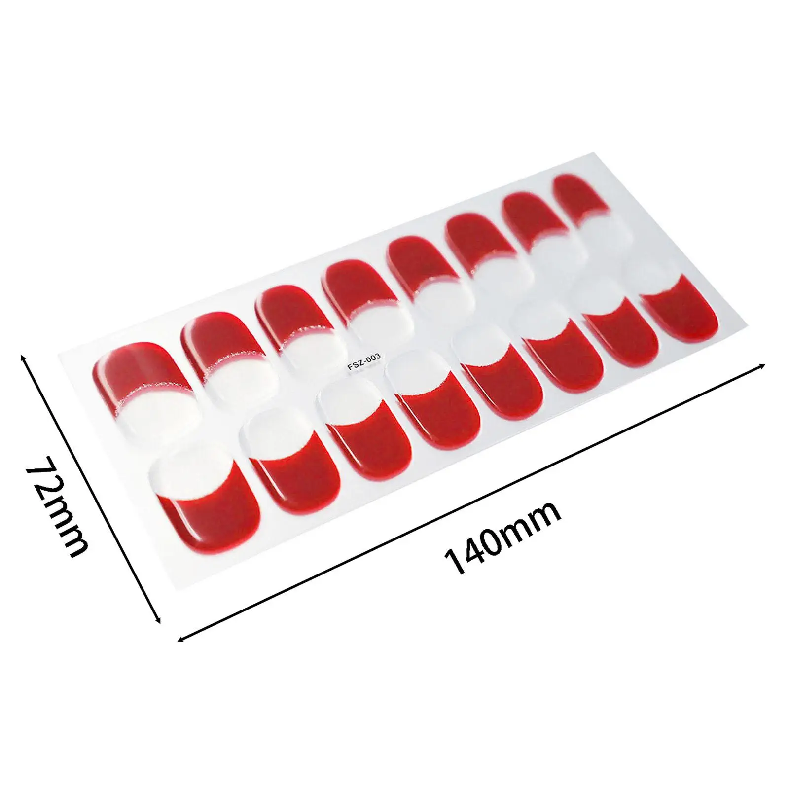 شرائط طلاء الأظافر الجل المعالجة، ملصقات صالونات التجميل سهلة التطبيق والإزالة، ملصقات تغليف الأظافر الجلية، غطاء كامل لشارات الأظافر
