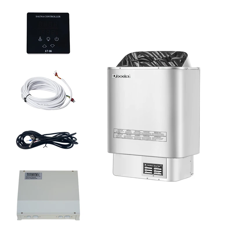 DIOOIST 4.5KW Stone Burning Sauna Heater External Control Dry Sauna