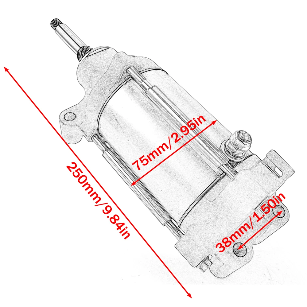Starter Motor for Arctic CAT M6000 M8000 XF6000 XF8000 ZR6000 ZR8000 NORSEMAN RIOT 6000 8000 0745-438