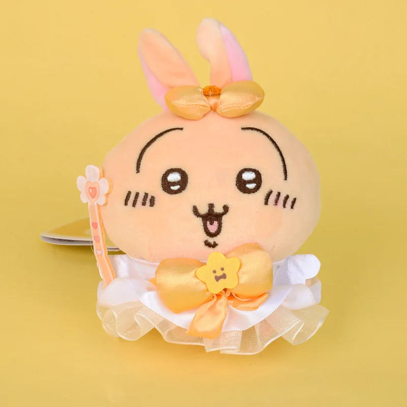 Cartoon Cute First Generation Magic Girl yiji Hachiware Usagi Plush Pendant Keychain Hanging Bag Pendant Girl Birthday Gift