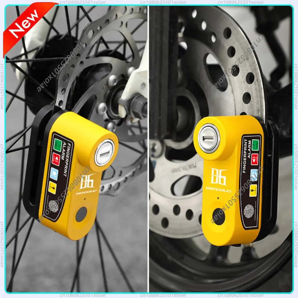 

Motorcycle Alarm Disc Brake Lock Waterproof Motorcycle Disc Lock Safety Protection Padlock Motorcycle Bike Accessories