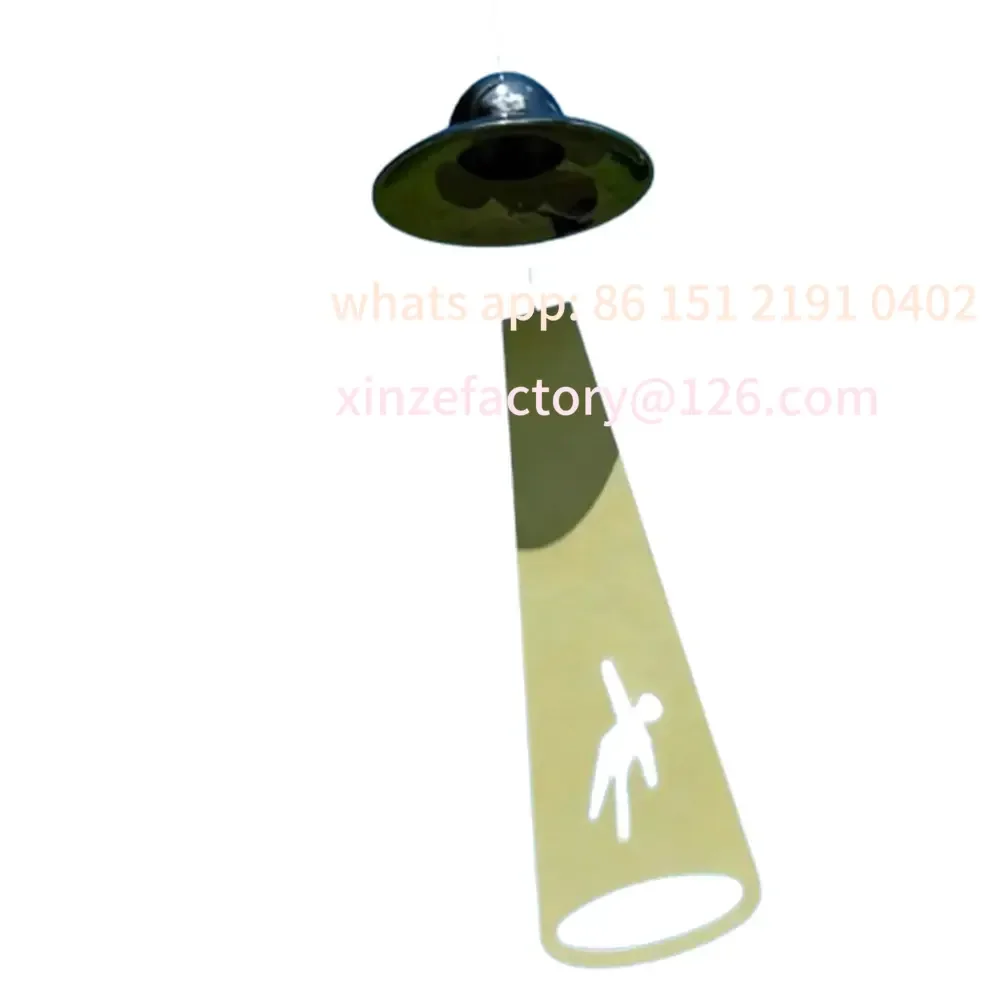 

Customizable Creative Spaceship Wind Simple Chime Japanese Pendant Technology Sense Living Room Courtyard Decoration Pendant Gif