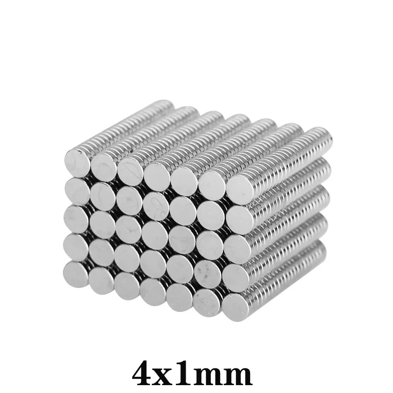 100~5000pcs 4x1 mm Mini Small Circular Magnets 4mmx1mm N35 Neodymium Magnet strong Dia 4x1mm Permanent NdFeB Magnets disc 4*1 mm