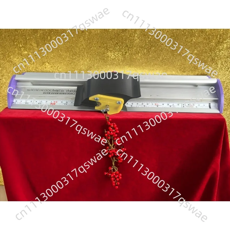 Manual Protective Sliding  Board Cutting Ruler Aluminum Alloy Art Ruler Non-slip Anti-Running Deviation Ruler