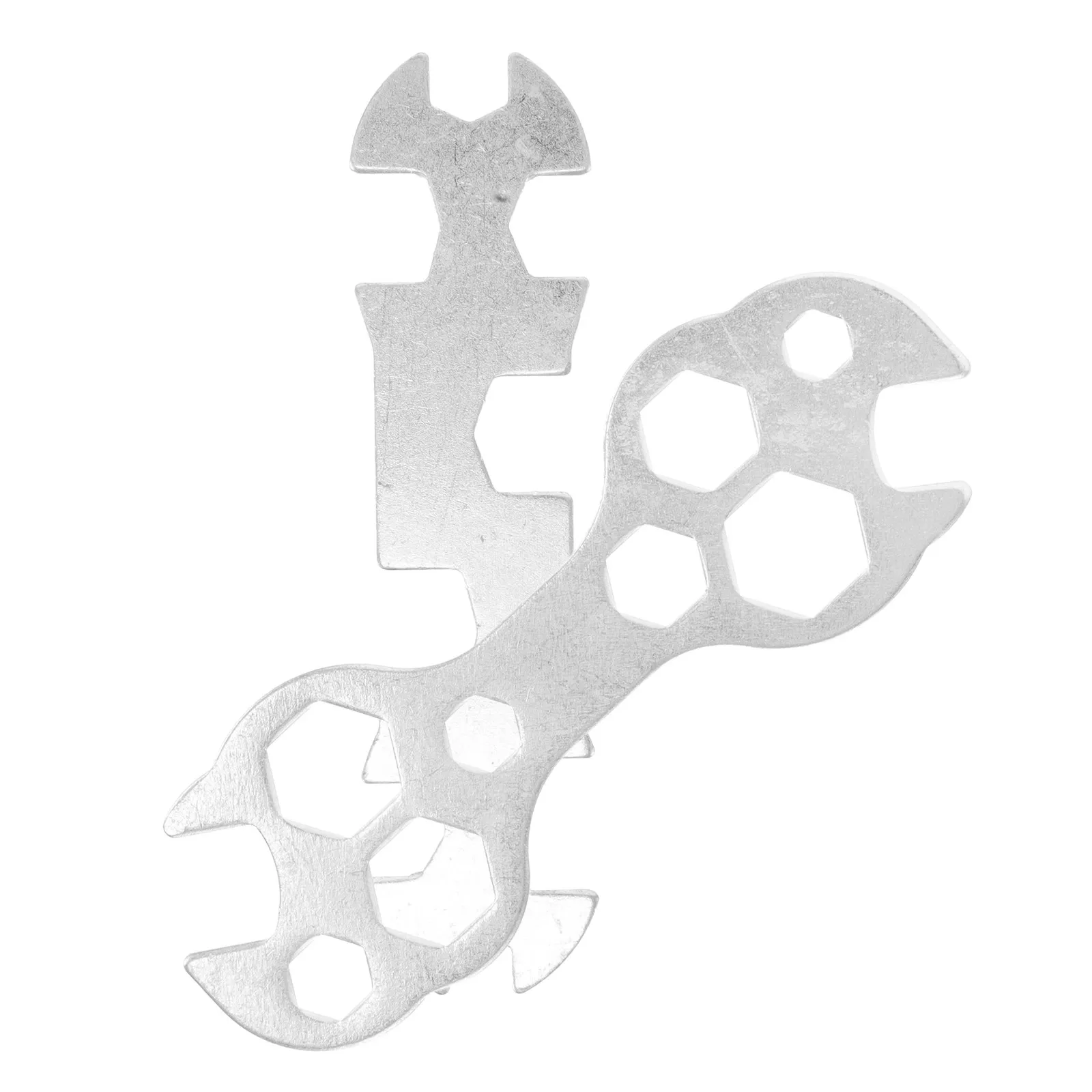 

2Pcs Steel Multi-Hole Bicycle Wrench Lightweight Bike Repair Tool Portable Spoke Wrench Essential for Bike Maintenance