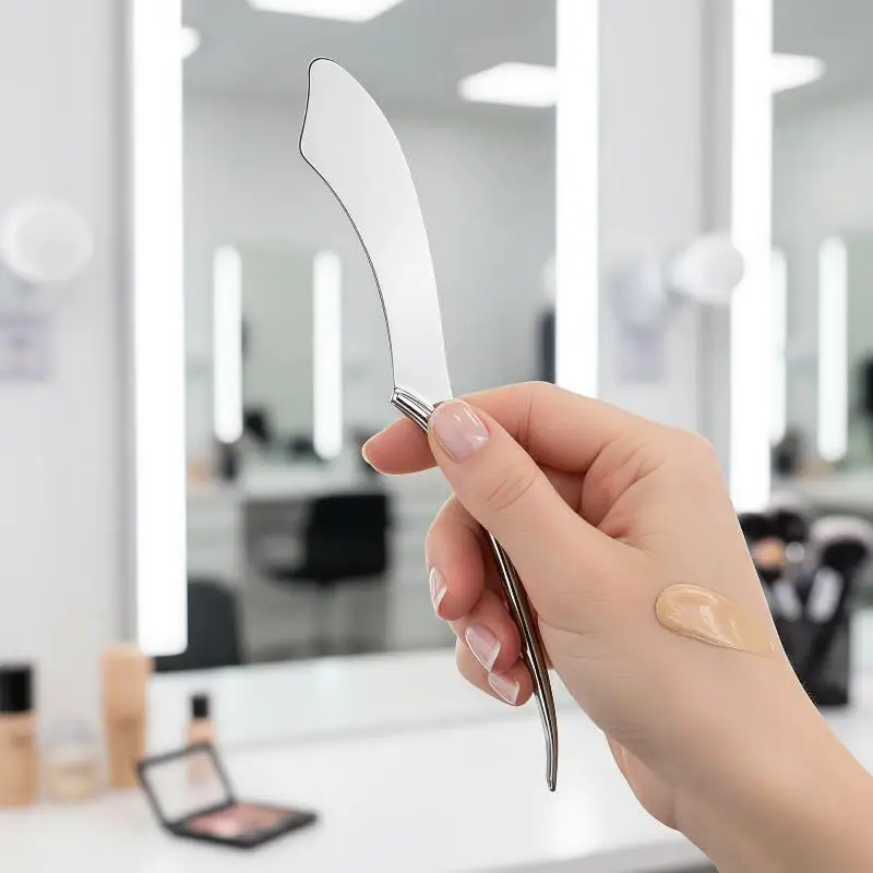 Arc Stainless Steel Gua Sha Plate Meridian Massage Scraping Tool SPA Facial Body Relax Massager