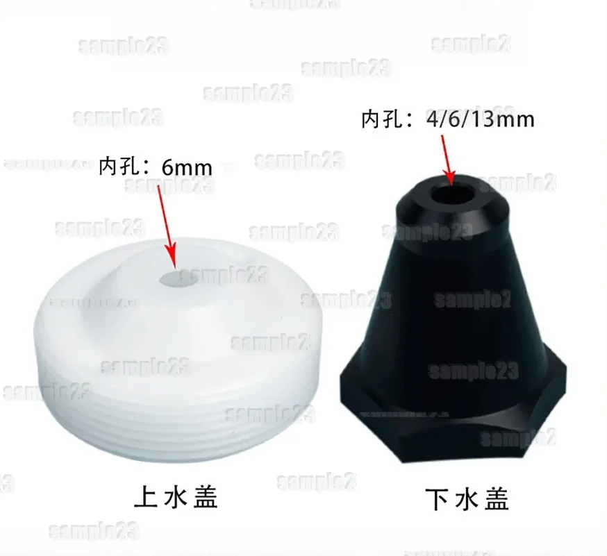 For AgieCharmilles Wire EDM Water Nozzle C204 C207 Hexagonal Lower & Upper Water Cover for Wire Cut EDM Parts