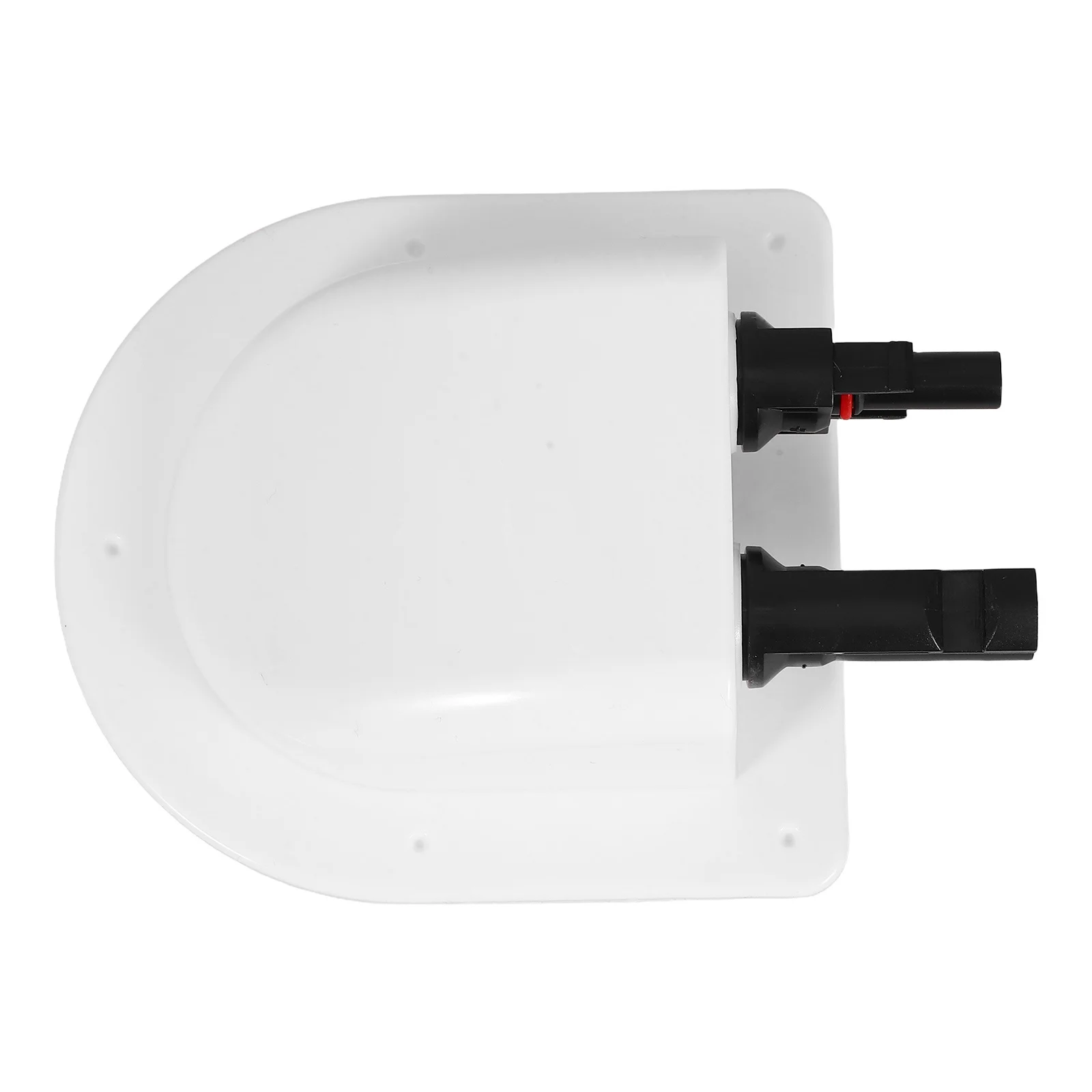

1pc Photovoltaic Waterproof Box Dual Cable Entry For Rv Boat Yacht Solar Panel Outdoor Abs Junction Housing Photovoltaic