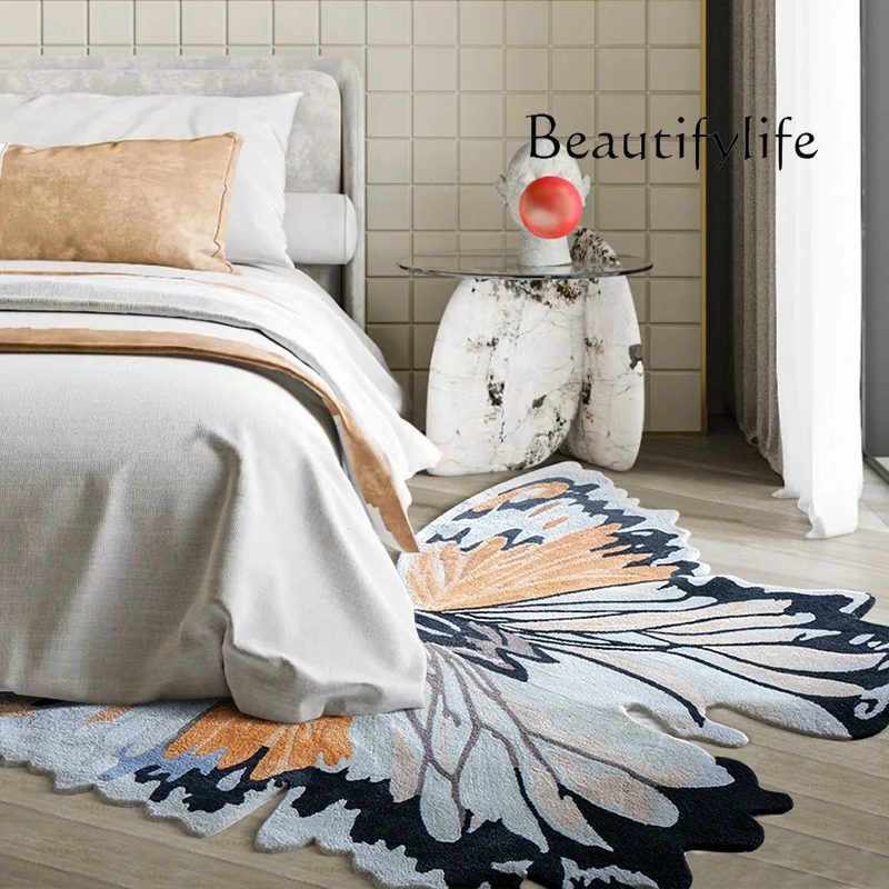 Shaped Art Carpet Modern Irregular Bedroom Bedside Mat Sofa Cushion Three-dimensional Customizable