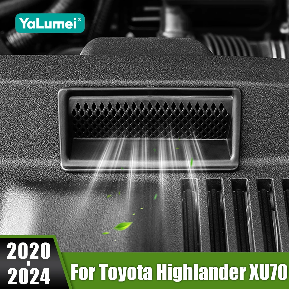 

For Toyota Highlander XU70 Kluger 2020 2021 2022 2023 2024 Hybrid Car Front Engine Air Intake Mask Case Cover Air Outlet Trim