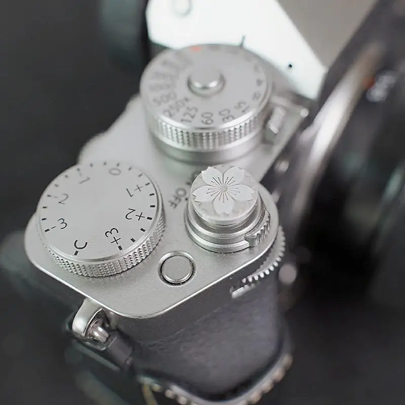 جبل فوجي كاميرا النحاس غطاء الحذاء الساخن زر الإصدار ل Fujifilm XT5 XT20 100Vi 100V XT30 XT50 لايكا نيكون