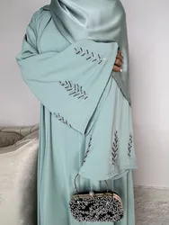 Eid Muslim Abaya for Women Bat Sleeve Cardigan Dresses Jalabiya Modest Arab Long Robe Ramadan Dubai Abayas Kaftan Saudi Vestidos