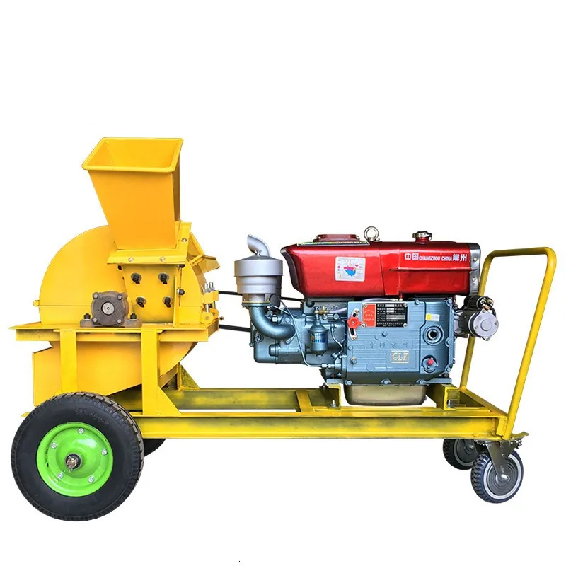 

-For High-Efficiency Diesel Engine Branch & Coconut Husk Crusher | Wood Chipper & Garden Leaf Shredder*