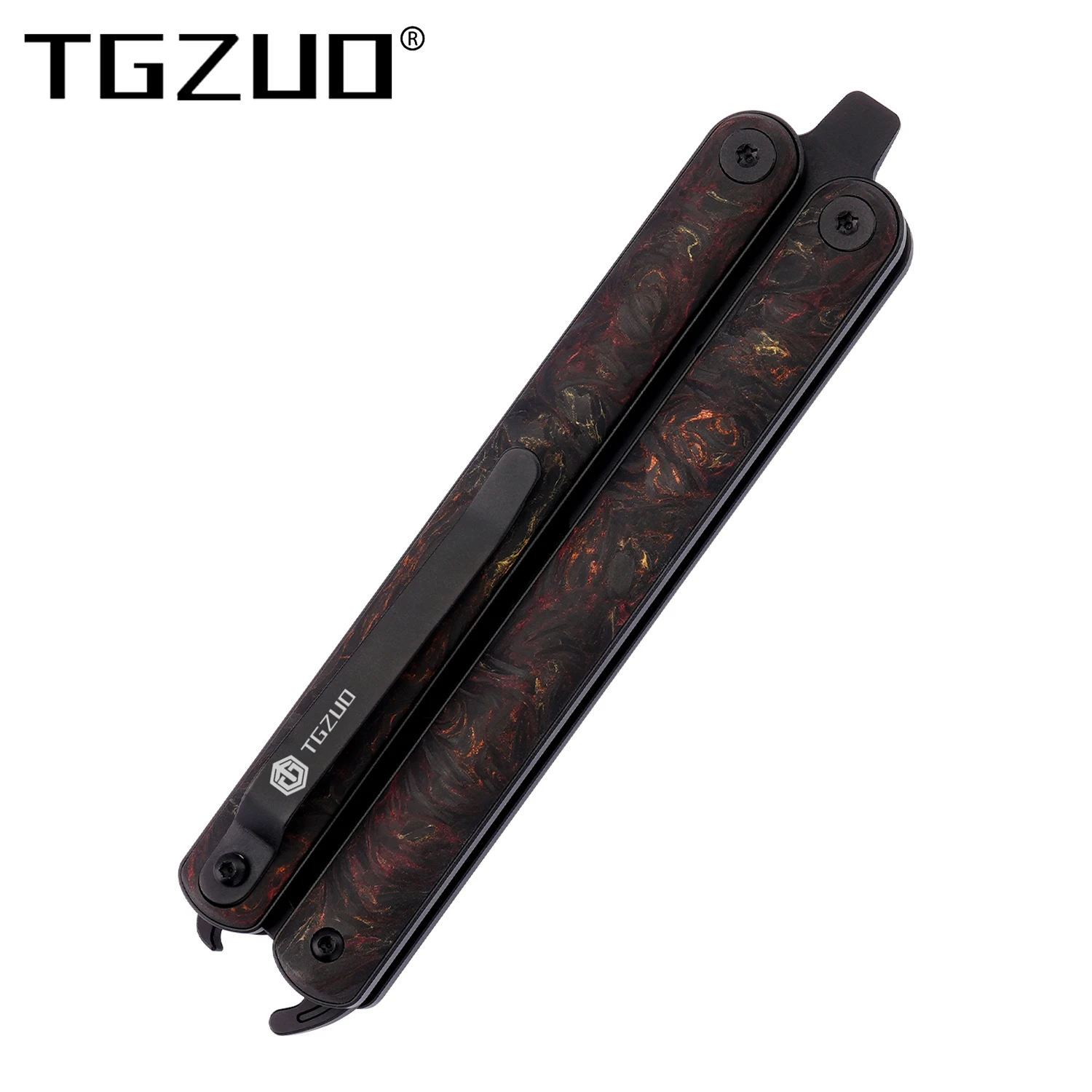 Carbon Fiber and Titanium Alloy Multifunctional EDC Tool Folding Handle Outdoor Utility Portable Pocket Bottle Opener