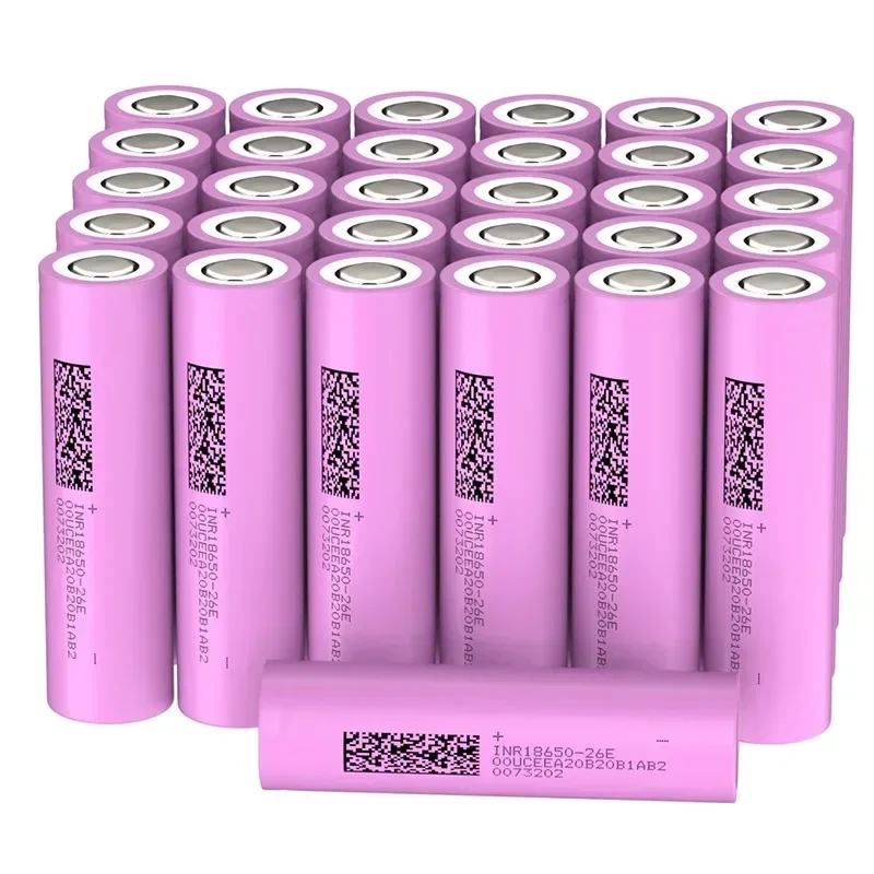 INR 18650-26E 3.7 V Battery 2600mah Inr18650-26e High Discharge 20A Power Lithium batteries for Screwdriver