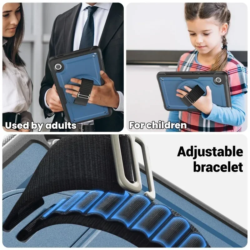 Protective Case for Samsung Galaxy Tab A9 A11 8.7 Inch 2023 X110 A11+ A9+ A9 Plus 11 Inch 2023 X210 Luxury Tablet Funda Cover
