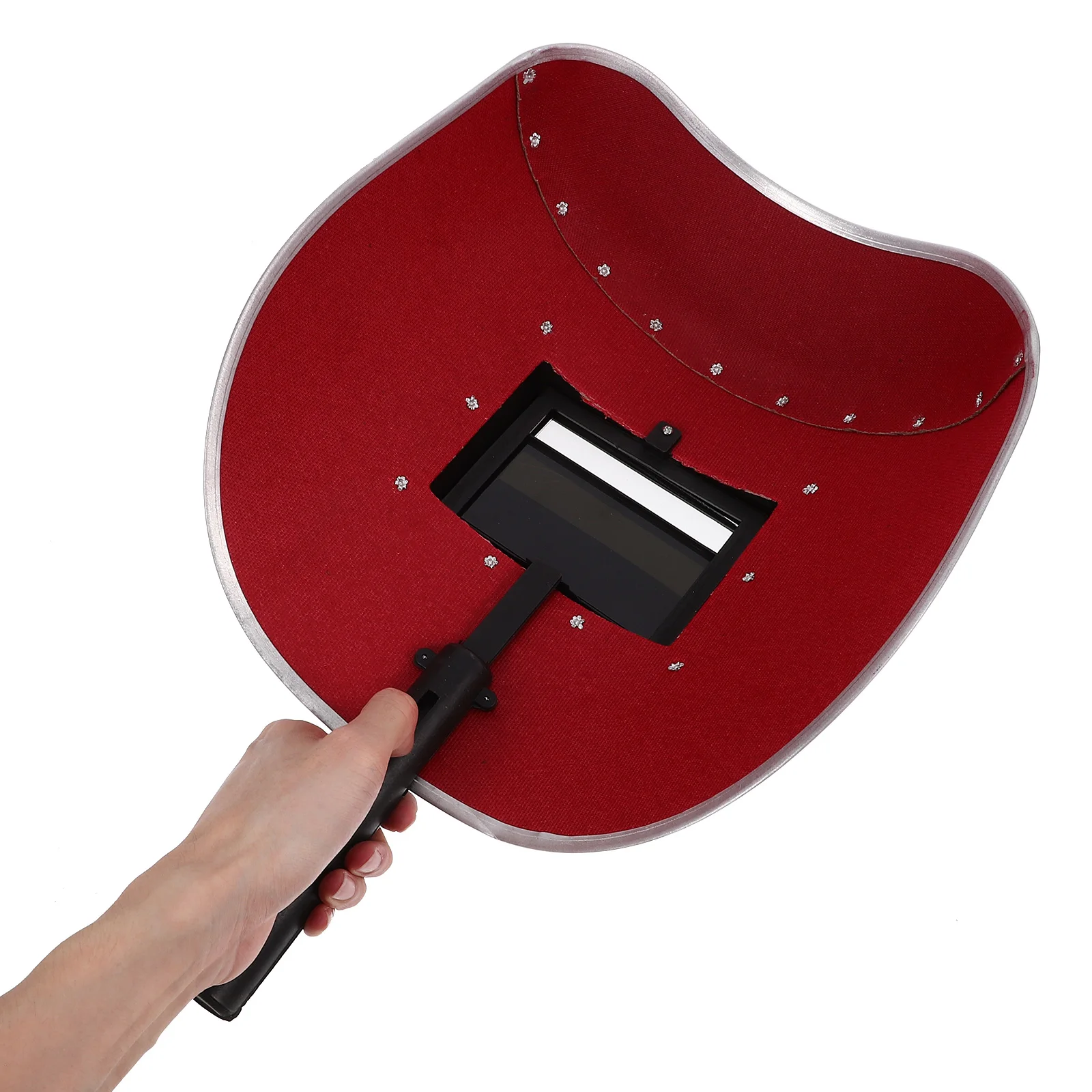 

Shield for Men Handheld Welder Mask Protective Hood for Fiber Metal Welding Semi-Automatic Function Vulcanized Fiber Paper