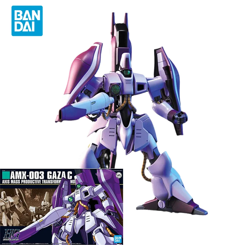 

Bandai оригинальная аниме-модель GUNDAM серии HGUC 1/144 AMX-003 GAZA C, экшн-фигурка в сборе, модель игрушки, подарки для детей