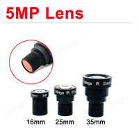 5MP M12 Lens Size with 650nm Filter 16mm 25mm 35mm Long Fixed Lens For AHD EKEN SJCAM Mi Yi Gopro Sport Action Camera