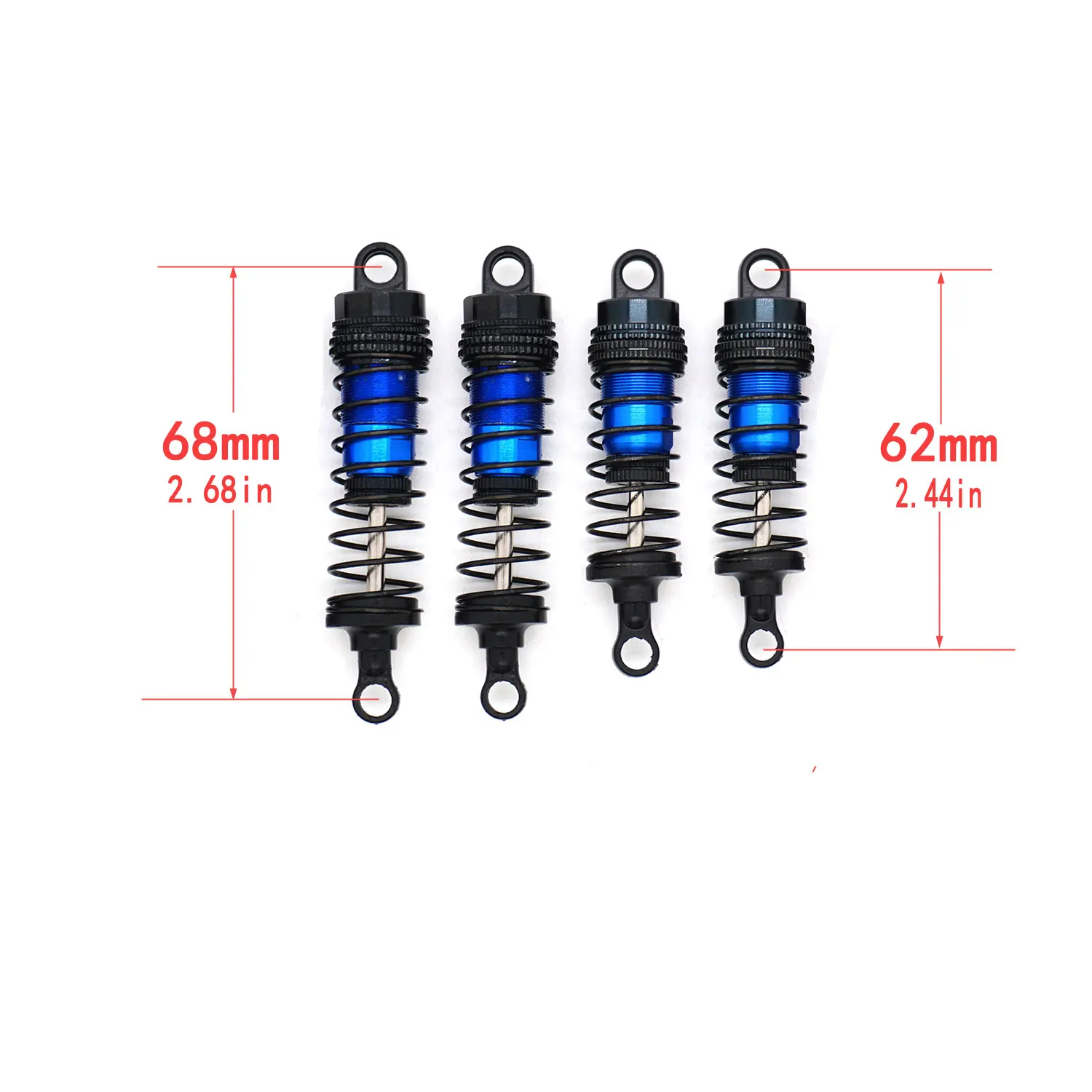 4PCS YSIDO Stoßdämpfer Dämpfer für Wltoys 144001-02 144010 124007 124008 124016 124018 124019 1/12 1/14 RC Off-road Auto Teile – Detail 15