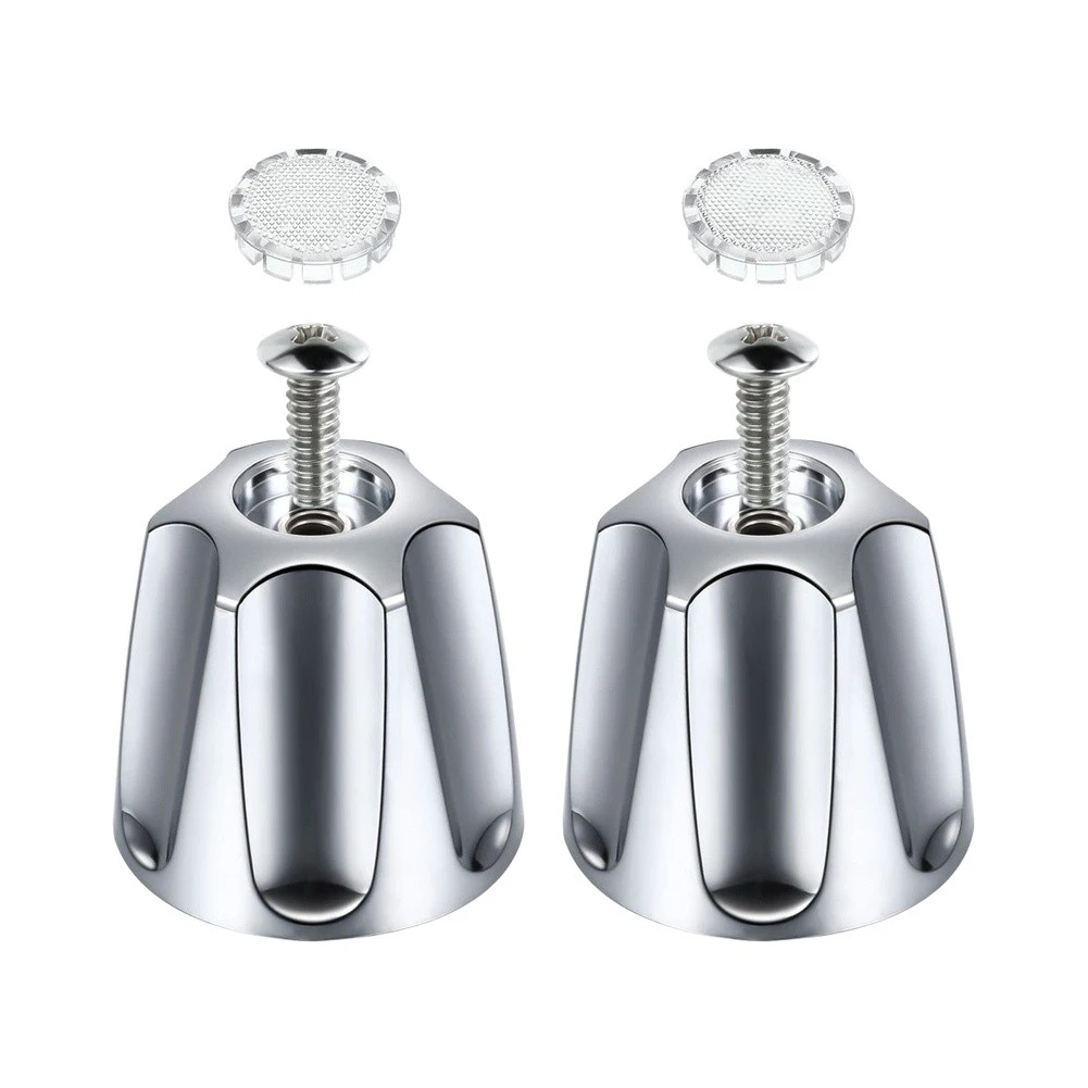 Bathroom Faucet Lever Polished Silver Faucet Handles For Bathroom Renovation Rust Resistant Material For Pfister Series Tubs
