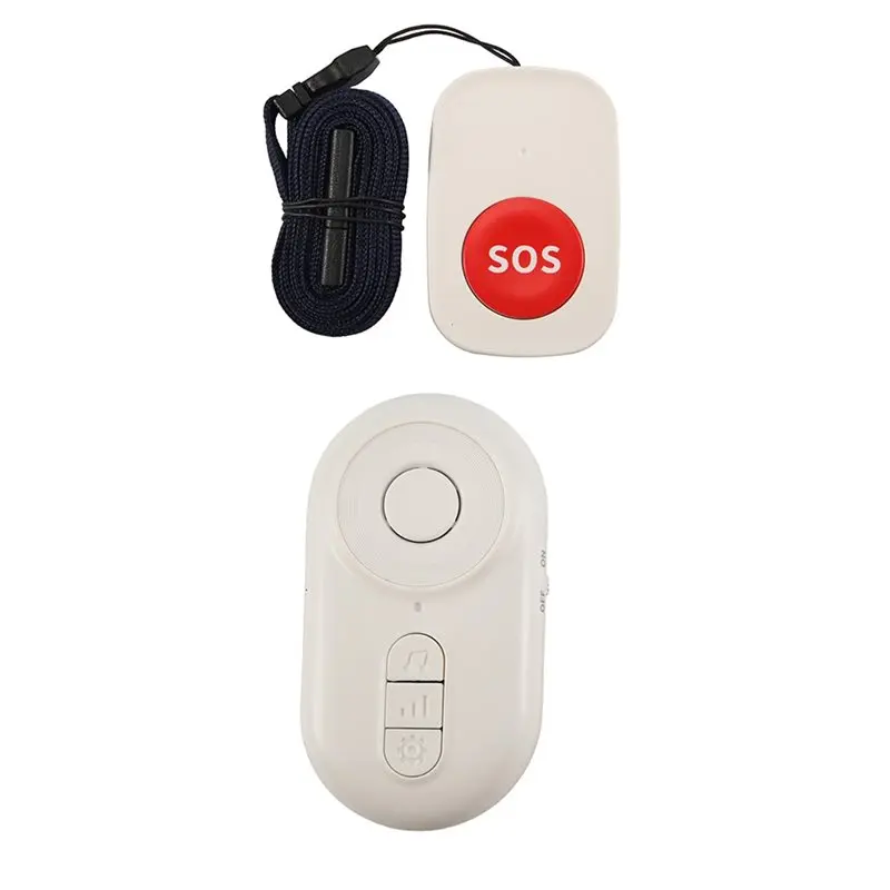 【RECOMENDAR】4X Caregiver Pager Wireless Nurse Call Buttons For Elderly Monitoring SOS Alert System Portable Alarm Call Bell