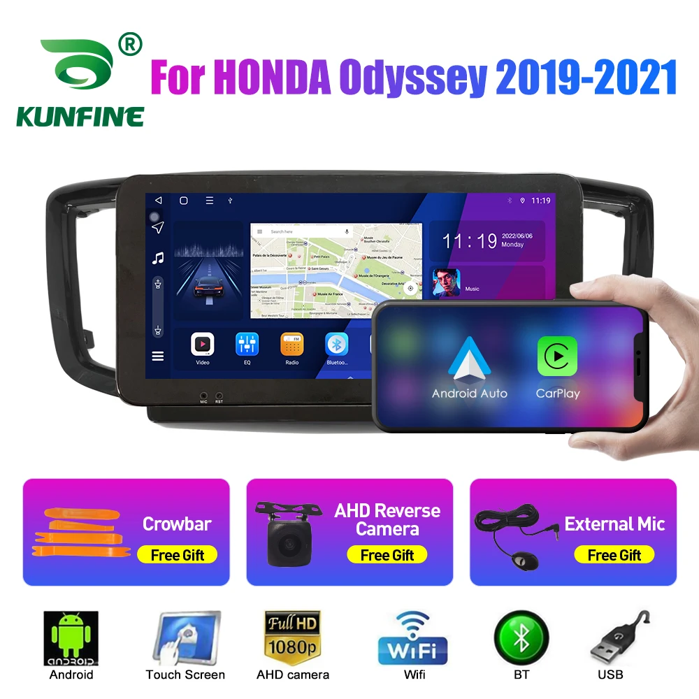 

Автомобильный радиоприемник для HONDA Odyssey 2019-2021 Octa Core Android автомобильный DVD GPS навигатор автомобильное стерео устройство головное устройство Carplay Android авто