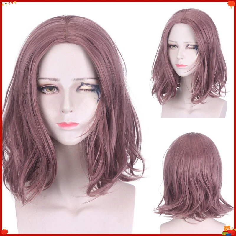 Synthetic Wig Mid-Part Flame Priestess Inspired Style Cosplay Costume Anime Wigs Party Roleplay Hairpiece