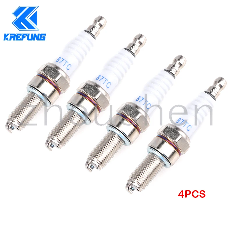 Motorcycle Spark Plug B7TC for CR7E CR7EIX CPR7EA-9 CPR8EA-9 CPR8EAIX-9 96067 CR8E CR8EIX IU24 IU22 UR4DC UR6DE PRG6HCC