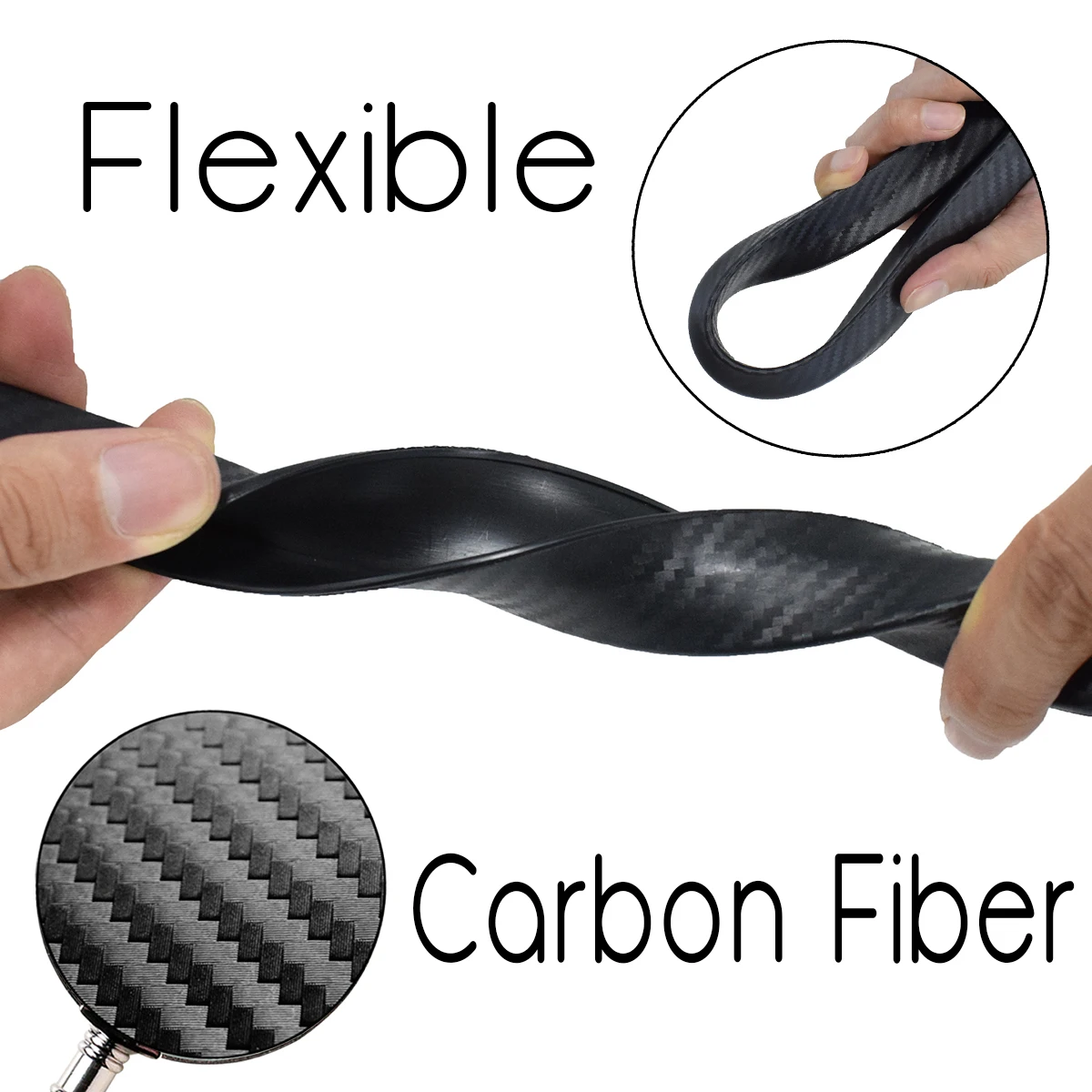 Universal Carbon Fiber Wheel Eyebrow Arch Fender Flares Cover Trim Mudguards Protective Lip Strips Mud Flaps Car Accessories