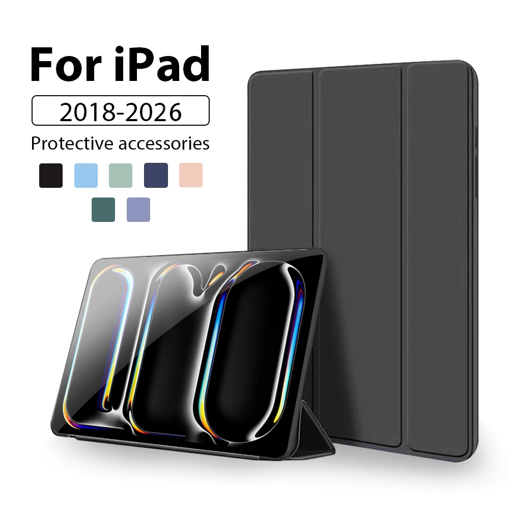 Case For iPad A16 10th Generation Pro 13 11 M4 M5 12.9 Funda For Ipad Air 11 M3 M2 5 4 10.9 Mini 6 7 A17 7th 8th 9th 10.2 Cover