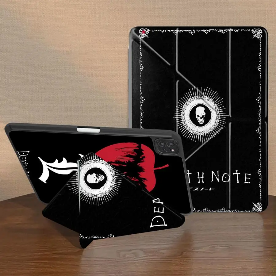 Anime D-EATH NOTE With Pen Slot Cover Tablet Case For iPad Mini 7 6 5 10th Gen 9th Air 8 M2 M3 3 11th 12th Pro M4 13 2025 2026