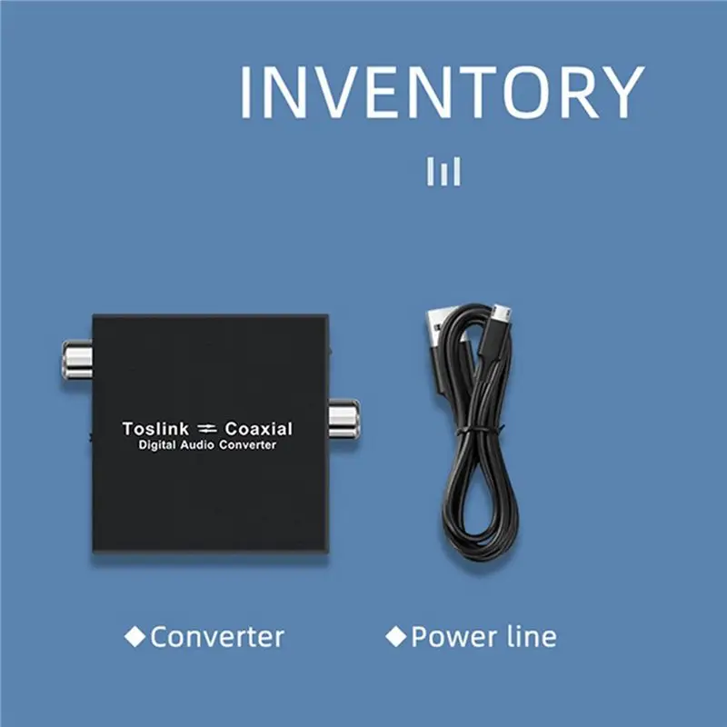 A31T 2X Bi-Directional Digital Audio Converter Coaxial to Toslink Optical SPDIF Adapter