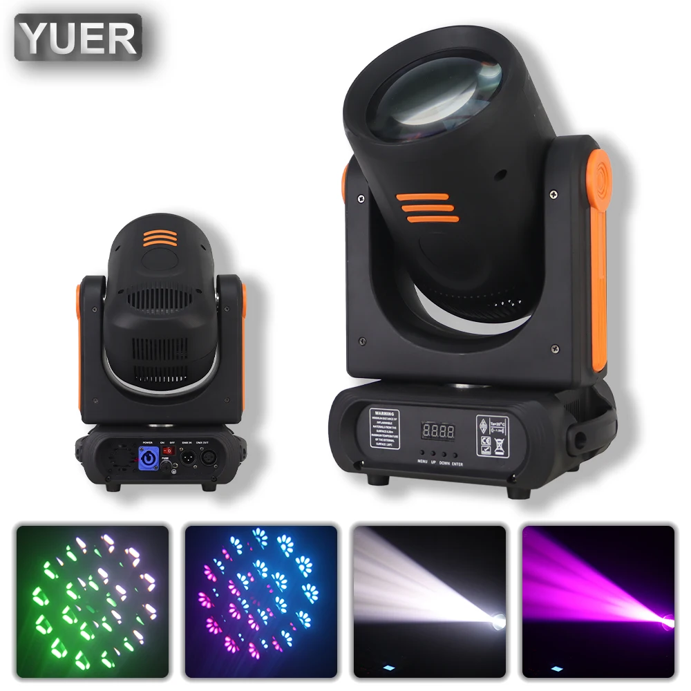 

New 250W Beam Spot Moving Head Light With 18 Prism High Brightness Half Colors Stage Lamp DMX For DJ Disco Club Wedding Bar Show